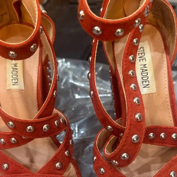 Steve Madden Scarlet Studded Heels - Picture 3 of 6